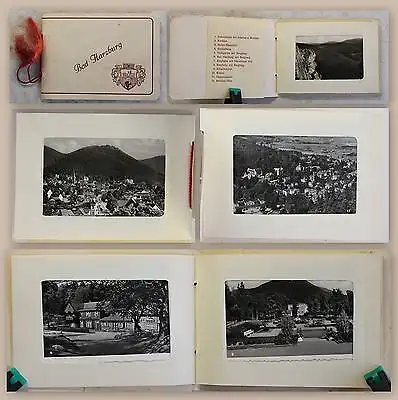12 Fotografien Ansichten Bad Harzburg Niedersachsen Sole-Heilbad Harz um 1930 xz