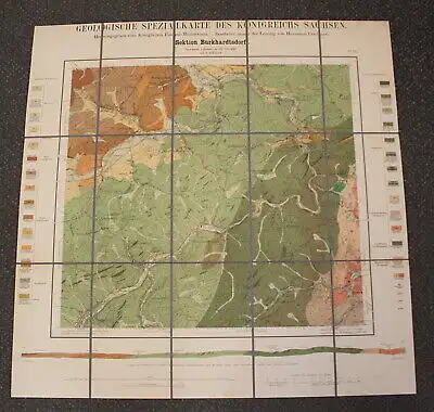Erläuterungen zur geologischen Spezialkarte Burkhardtsdorf 1914 Nr. 114  js