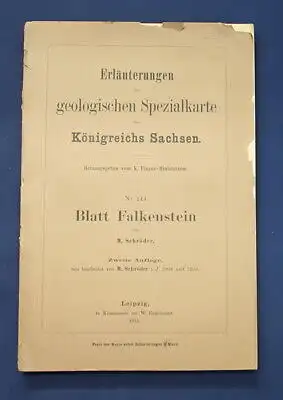 Erläuterungen zur geologischen Spezialkarte Blatt Falkenstein 1915  Nr. 144  js