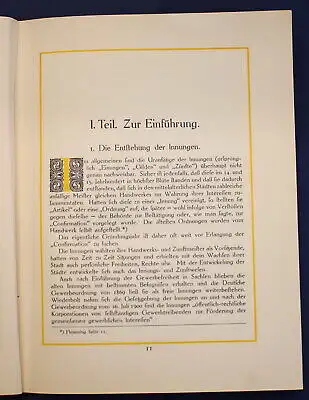 Festschrift Die Geschichte der Innung der Baumeister zu Dresden 1913 Handel js