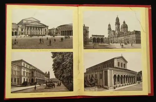 Album von München um 1890 Sehenswürdigkeiten Basilika Isarthor Frauenkirche js