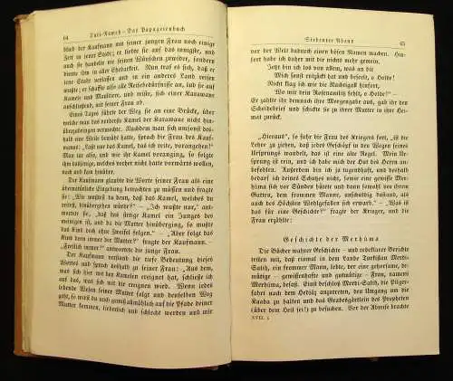 Rosen Tuti- Nameh Das Papageienbuch 1957 Erzählungen Insel Verlag js