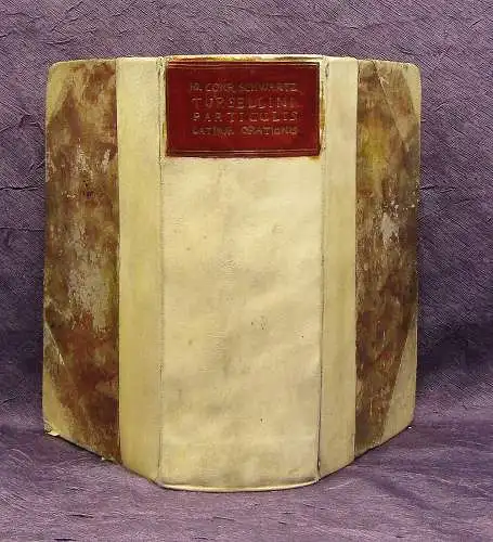 Torsellini De particulis Latinae orationis Horatii Tursellini romani 1719 js