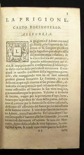 Ladone, poema del cavallier Marino, con gli argomenti del conte Fortuni 2 Bde.
