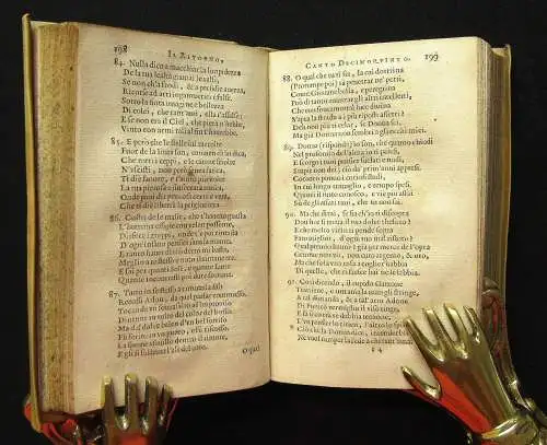 Ladone, poema del cavallier Marino, con gli argomenti del conte Fortuni 2 Bde.
