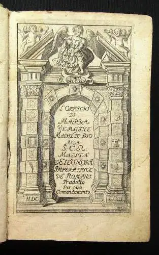 Bonini L Officio di Maria Vergine Madre di dio 1676 Religion js