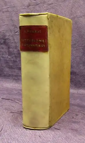 Perez, Antonio 1689 Instituciones Imperiales Erotematibus Distinctae Atque... am