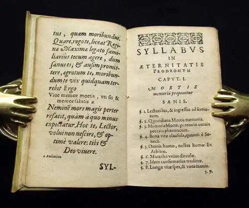 Drexel, Jeremy 1629 Aeternitatis Prodromus Mortis Nuntius  - 2 in 1 Bd. am