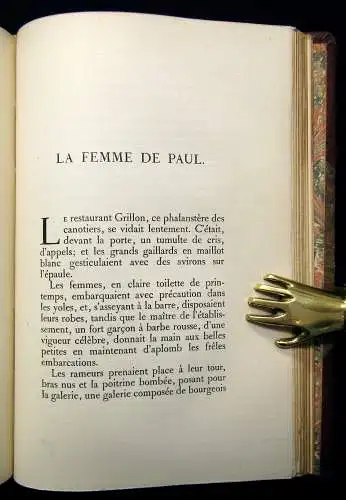 Guy de Maupassant La Maison Tellier 1908 Belletristik Lyrik Literatur mb