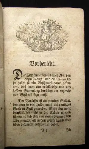 sämmtliche Schriften des Herrn F. W. Gleims 1779 8 Teile in 1 Band Belletristik