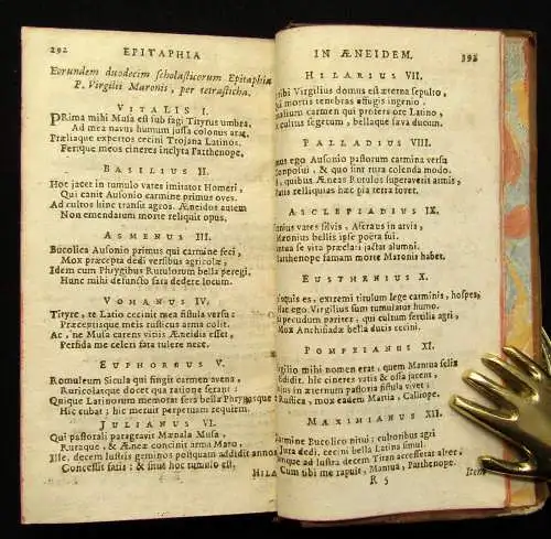 Maronis Virgilius, Publius Opera Accurante 1749 Politik Recht Geschichte js