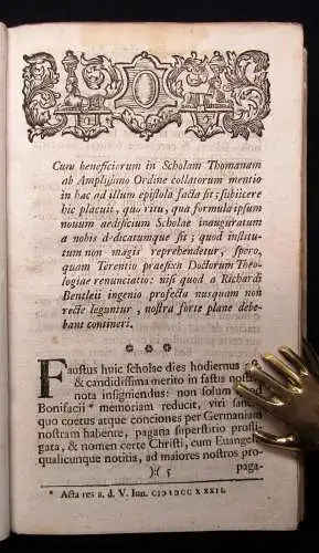 Gesner Chrestomatheiai. Chrestomathia Graeca Sive Loci Illustres 1742 js