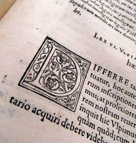 Asinius, Joannes Baptista 1562 Commentarii in titulum digestorum de ... am