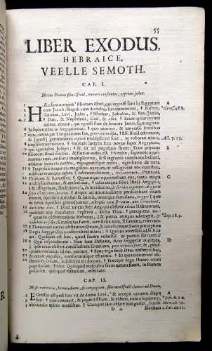 Rößlin Biblia Sacra Veteris et Novi Testamenti plein velin d`epoque 3 in 1, 1664