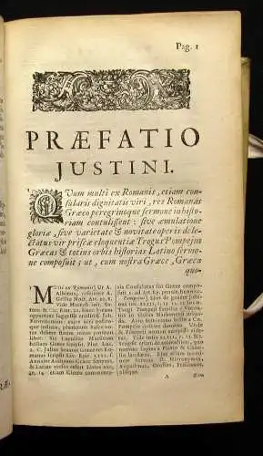 Justini (Justinus); Gronovio, Abrahamo Justini Historiae Philippicae 1719 js