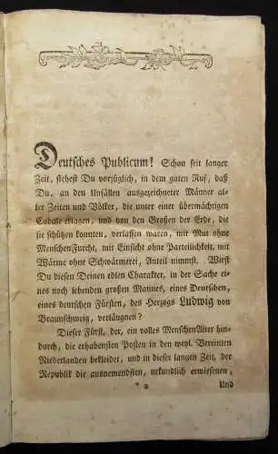 Ernst Ludwig Ernst, Herzog zu Braunschweig und Lüneburg, kaiserl. königl. 1786 j