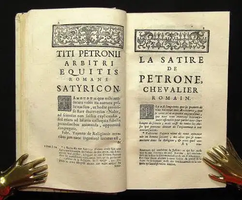 Arbiter Petrone latin francois. Traduction entiere suviant 2 Bde. 1736 js
