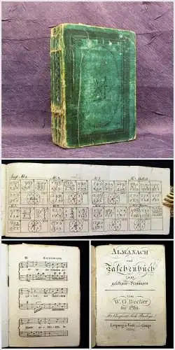Becker Almanach und Taschenbuch zum geselligen Vergnügen 1799 Belletristik m