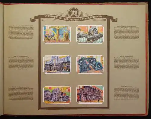 GEG Consumverein Sammelbilderalbum Erde und Mensch 1932 Kollation kompl. mb