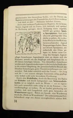Ortsverein Luftkurort und Sommerfrische Langebrück bei Dresden um 1910 selten js