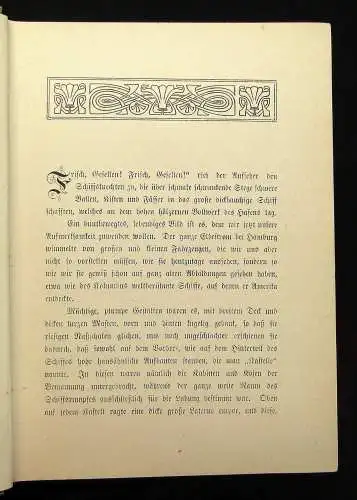 Gast, Gustav Kaufmannruhm 1900 selten Geschichte der Blütezeit Hansebundes js