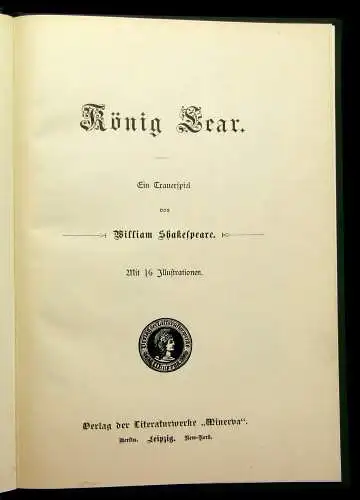 Tegner Goethe Shakespeare 11 Bände um 1900 Belletristik Literatur Lyrik mb