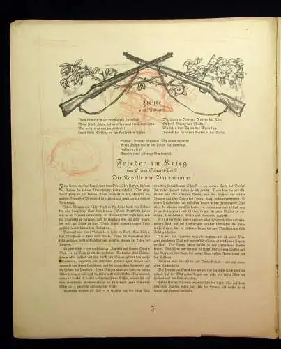 Wieland 3 Hefte Heft 2, 4 und 7 von 1915 Literatur Kunst Politik Geschichte js