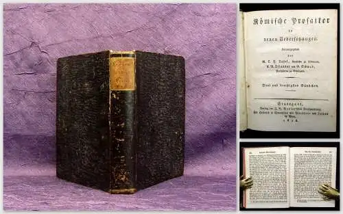 Seneca Werke 4. Bändchen 1828 Römische Prosaiker Literatur Belletristik mb