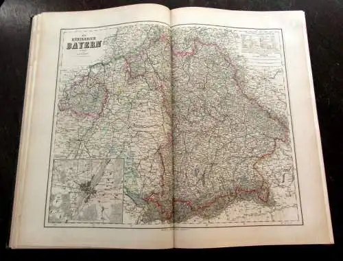 Kiepert 1873 Grosser Hand-Atlas des Himmels und der Erde, Geogrphie am