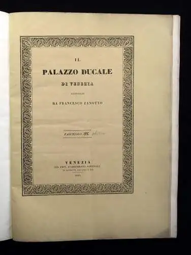 Il Palazzo Di Venezia ilustrato Da Francesco Zanotto 1860 Palast von Venedig js
