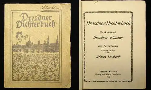 Leonhardt Dresdner dichterbuch Mit Bildschmuck Dresdner Künstler 1911 Kultur js