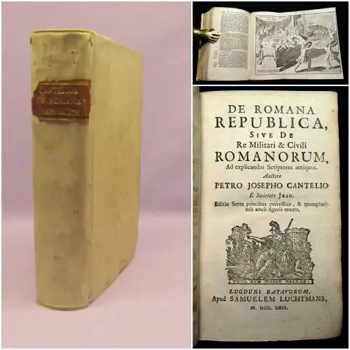Cantelius 1726 De Romana republica, sive de Re Militari & Civili Romanorum...