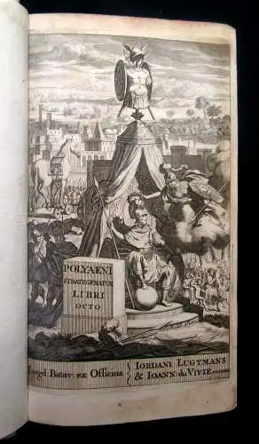 Polyaeni strategematum libri octo, 1691, Kupfertitel, Militär, Militaria