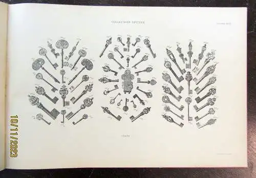 Catalogue des objets d`art et de haute curiosite antiques Nur  die Tafeln selten