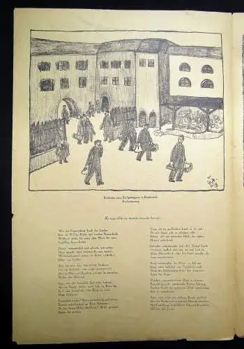 Cassirer Kriegszeit Künstlerflugblätter Nr.61 4 Original Lithographien 1916