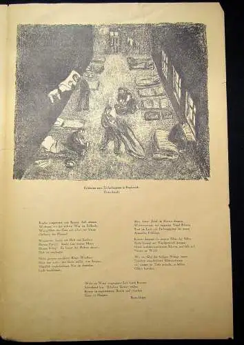 Cassirer Kriegszeit Künstlerflugblätter Nr.61 4 Original Lithographien 1916