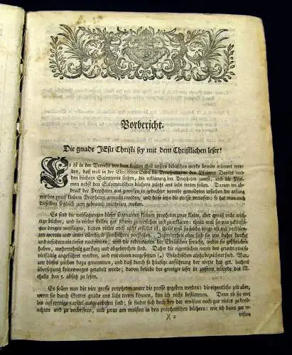 Starke, Chr. 1744 Synopsis - Kurzgefasster Auszug der gründlichen und nutzbaren