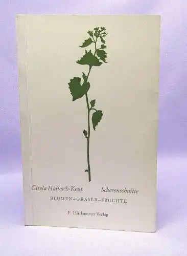 Keup Blumen- Gräser- Früchte in Scherenschnitten selten 1973 Bugra Bütten-Papier