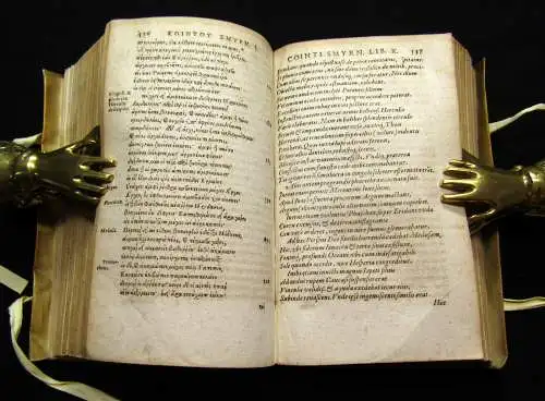 Smyrnaeus 1604 Quinti Calabri Paraleipomena id est Derelicta ab Homero XIV Libri