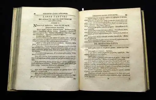 Hoffmann 1726-1734 Historiae Juris Romano-Justinianei - 2 Bde.