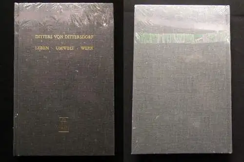 Unverricht, Hubert Ditters von Dittersdorf Leben, Umwelt, Werk 1989 Musik Kunst
