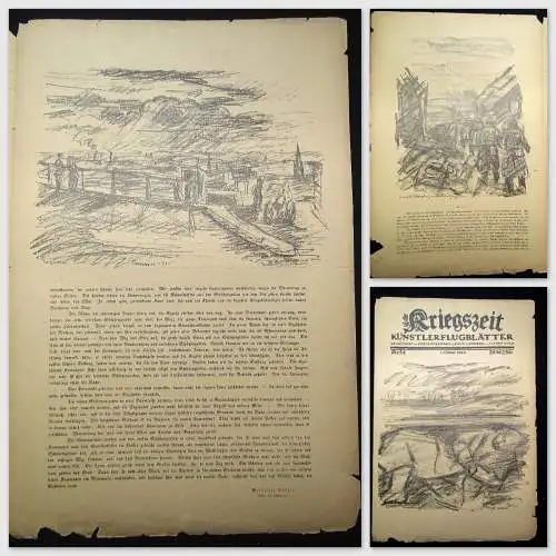 Cassirer Kriegszeit Künstlerflugblätter Nr.55, 15.Oktober 1915 August Gaul