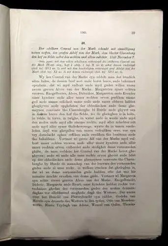 Urkundenbuch des Clarissenklosters, späteren Damenstiftes Clarenberg bei Hörde