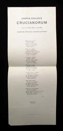 Konvolut- Kreuzschulfest Crucianer um 1900 17 Einzelteile Dresdner Kreuzchor