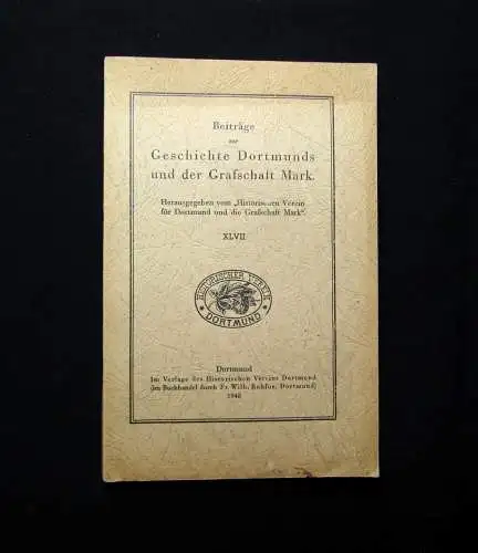 Luise von Winterfeld Beiträge zur Geschichte und der Graffschaft Mark XLVII 1948