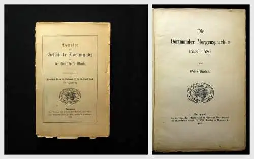 Beiträge zur Geschichte Dortmunds u der Grafschaft Mark XXVII/XXVIII 1920
