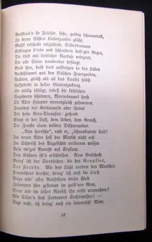 Hamerling Ahasver in Rom 1892 Eine Dichtung in sechs Gesängen Mit einem Epilog
