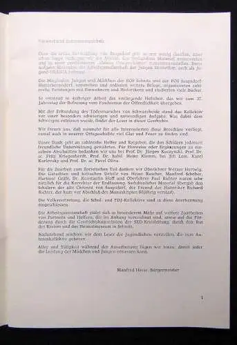 Kleine Ortsgeschichte Saupsdorf (bei Sebnitz) um 1980 Ortskunde Geschichte
