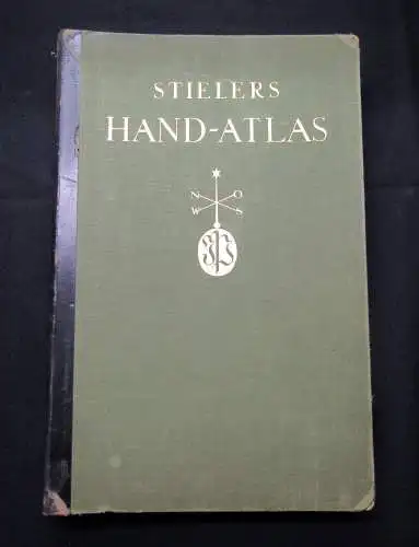 Stieler 1926/1927 Stielers Hand-Atlas - 254 Haupt- und Nebenkarten in Kupfer