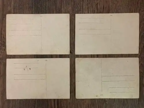 Asien- Korps/Levante-Korps Sammlung von 4 Postkarten der Ausbootung "Varna" 1919